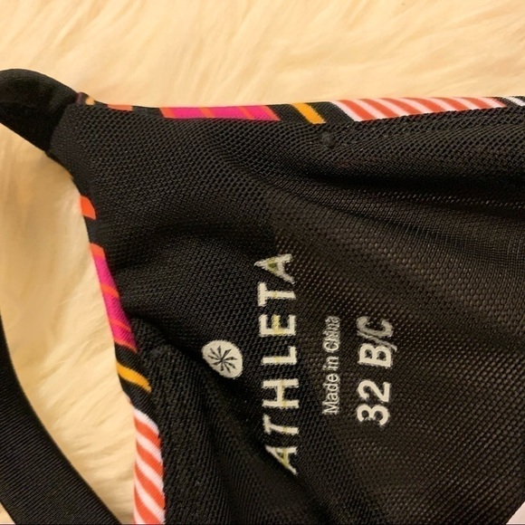 Athleta Purple Capri Stripe Blousy One-Piece Size 32 B/C NWT - Picture 7 of 9